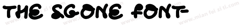 the sgone font字体转换